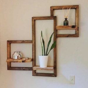 étagère-encadrées-bois